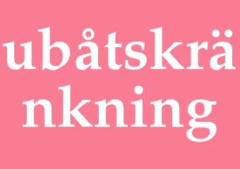 Synonym ubåtskränkning