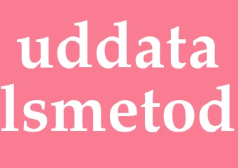Synonym uddatalsmetod