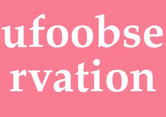 Synonym ufoobservation