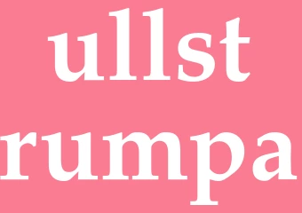 Synonym ullstrumpa