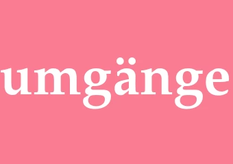 Synonym umgänge
