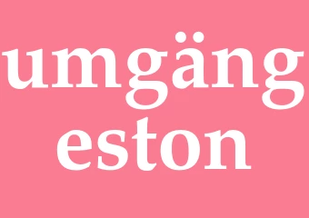 Synonym umgängeston