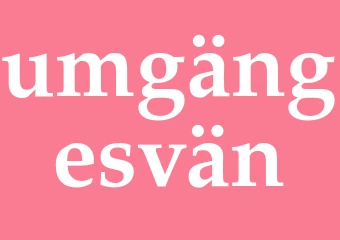 Synonym umgängesvän