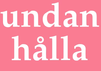 Synonym undanhålla
