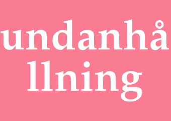 Synonym undanhållning