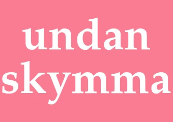 Synonym undanskymma