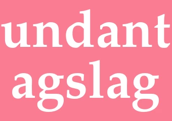 Synonym undantagslag
