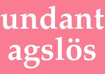 Synonym undantagslös