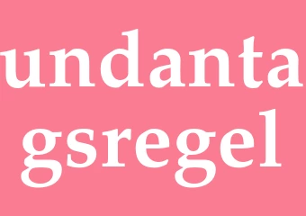 Synonym undantagsregel