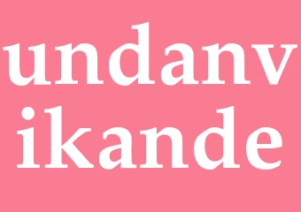 Synonym undanvikande