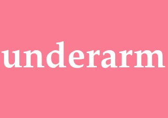 Synonym underarm