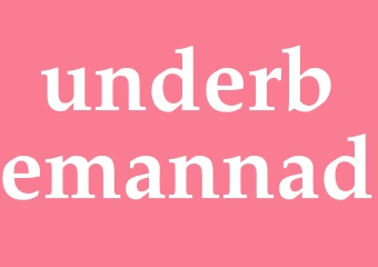 Synonym underbemannad