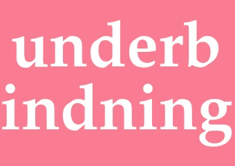 Synonym underbindning