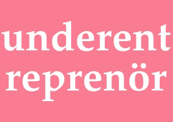 Synonym underentreprenör