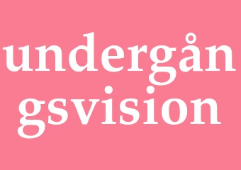 Synonym undergångsvision