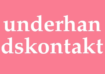 Synonym underhandskontakt