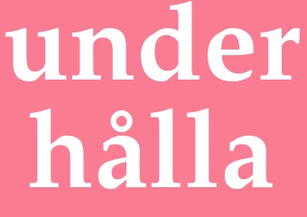 Synonym underhålla