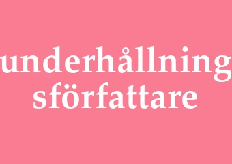 Synonym underhållningsförfattare