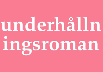 Synonym underhållningsroman