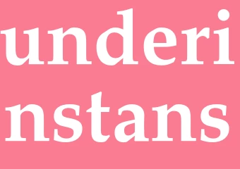 Synonym underinstans