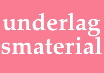 Synonym underlagsmaterial