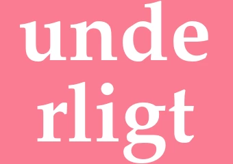 Synonym underligt