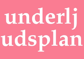 Synonym underljudsplan