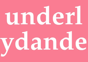 Synonym underlydande