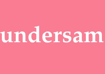 Synonym undersam