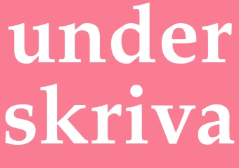 Synonym underskriva