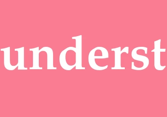 Synonym underst