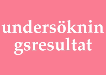 Synonym undersökningsresultat