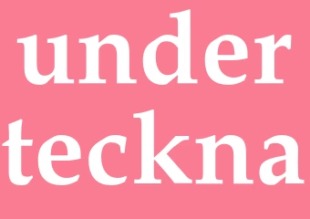 Synonym underteckna