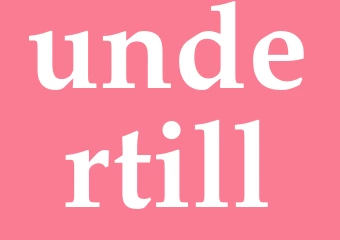 Synonym undertill