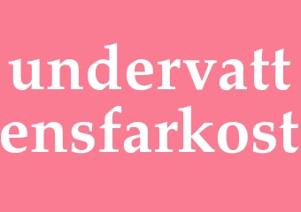 Synonym undervattensfarkost