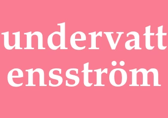 Synonym undervattensström