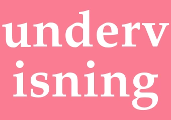 Synonym undervisning