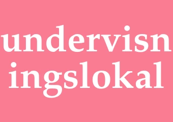 Synonym undervisningslokal