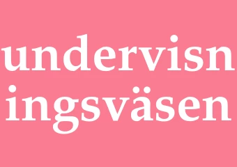 Synonym undervisningsväsen
