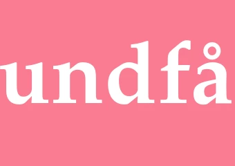 Synonym undfå