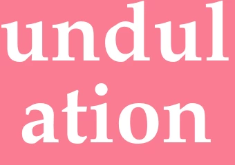 Synonym undulation