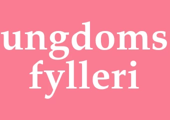 Synonym ungdomsfylleri