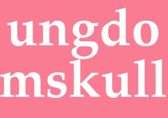 Synonym ungdomskull