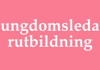 Synonym ungdomsledarutbildning