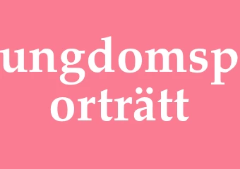Synonym ungdomsporträtt
