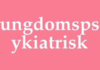 Synonym ungdomspsykiatrisk
