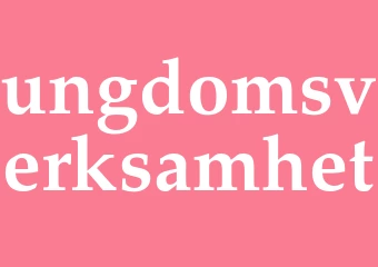 Synonym ungdomsverksamhet