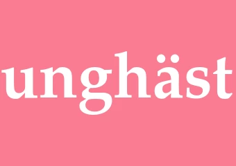 Synonym unghäst
