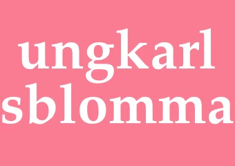 Synonym ungkarlsblomma