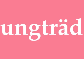 Synonym ungträd